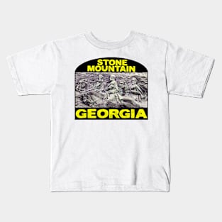 Stone Mountain Georgia Monument Memorial Kids T-Shirt